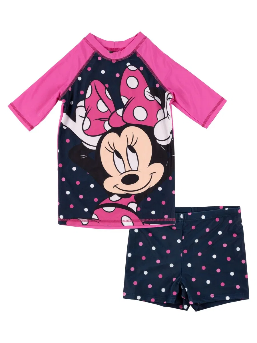 Спортивный купальник Disney Minnie Mouse 'UV-Schutz 30' синего цвета