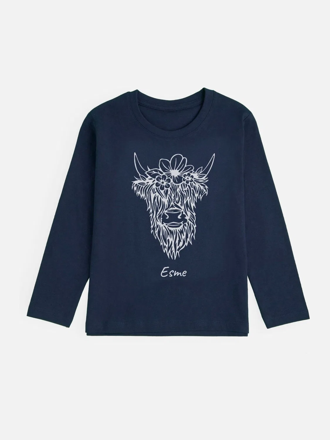 Пижама Highland Cow Stitch Style, голубой — фото 3
