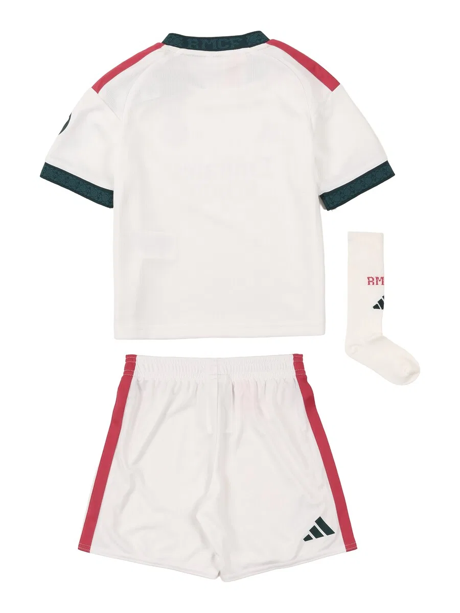 Спортивный костюм ADIDAS PERFORMANCE стандартного кроя 'Real H Mini' белого цвета — фото 2