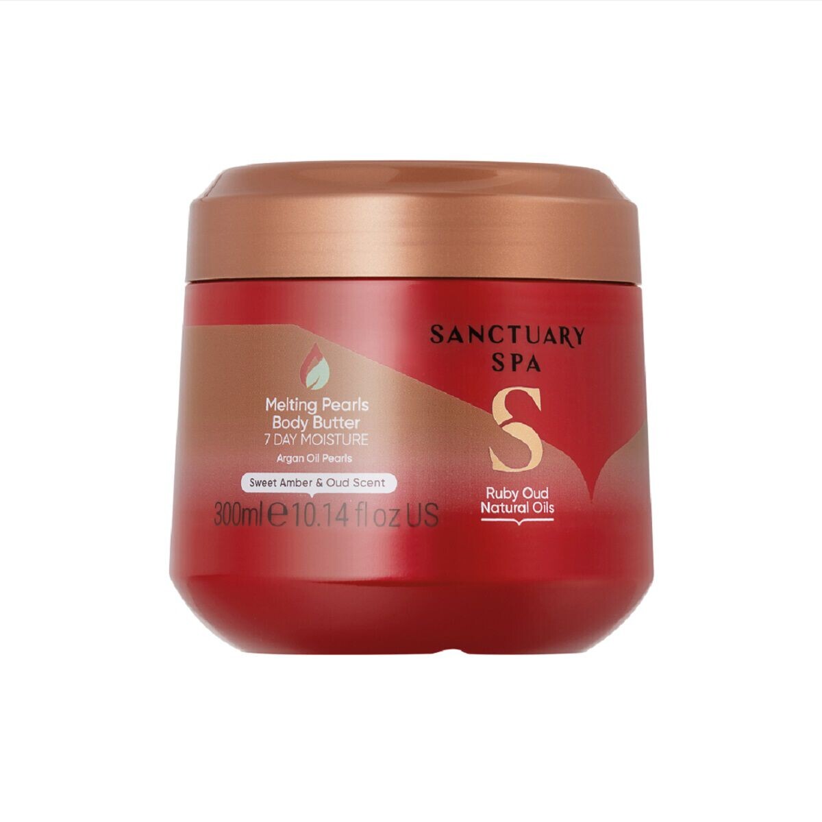 Sanctuary Spa Ruby Oud Natural Oils Melting Pearl бархатное масло для тела, 300 мл — фото 2