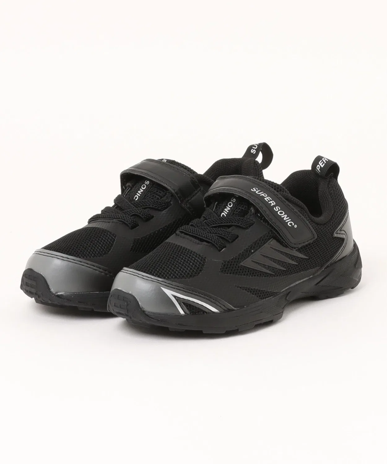 Детские кроссовки с липучкой SUPER SONIC RIO, Black