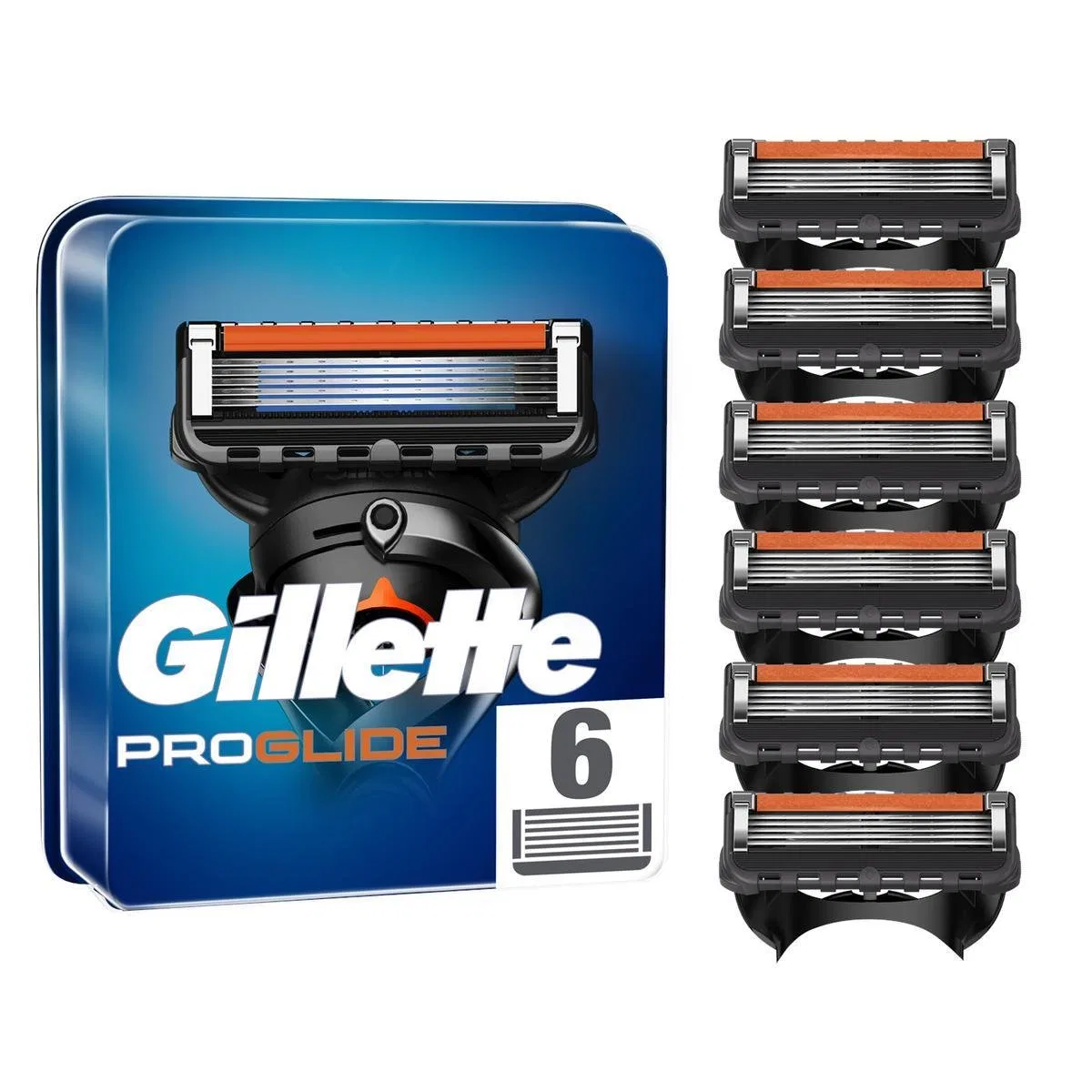 Мужская бритва Gillette, Fusion5 ProGlide, 6 сменных картриджей