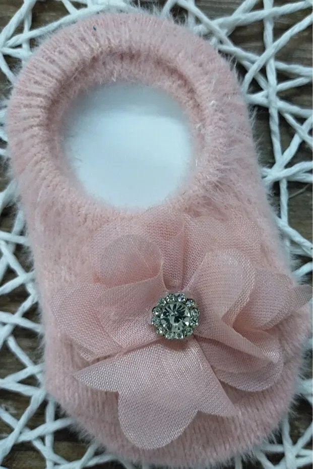 Детские носки для новорожденных с принтом Özkardeşler Baby, Powder Color — фото 2
