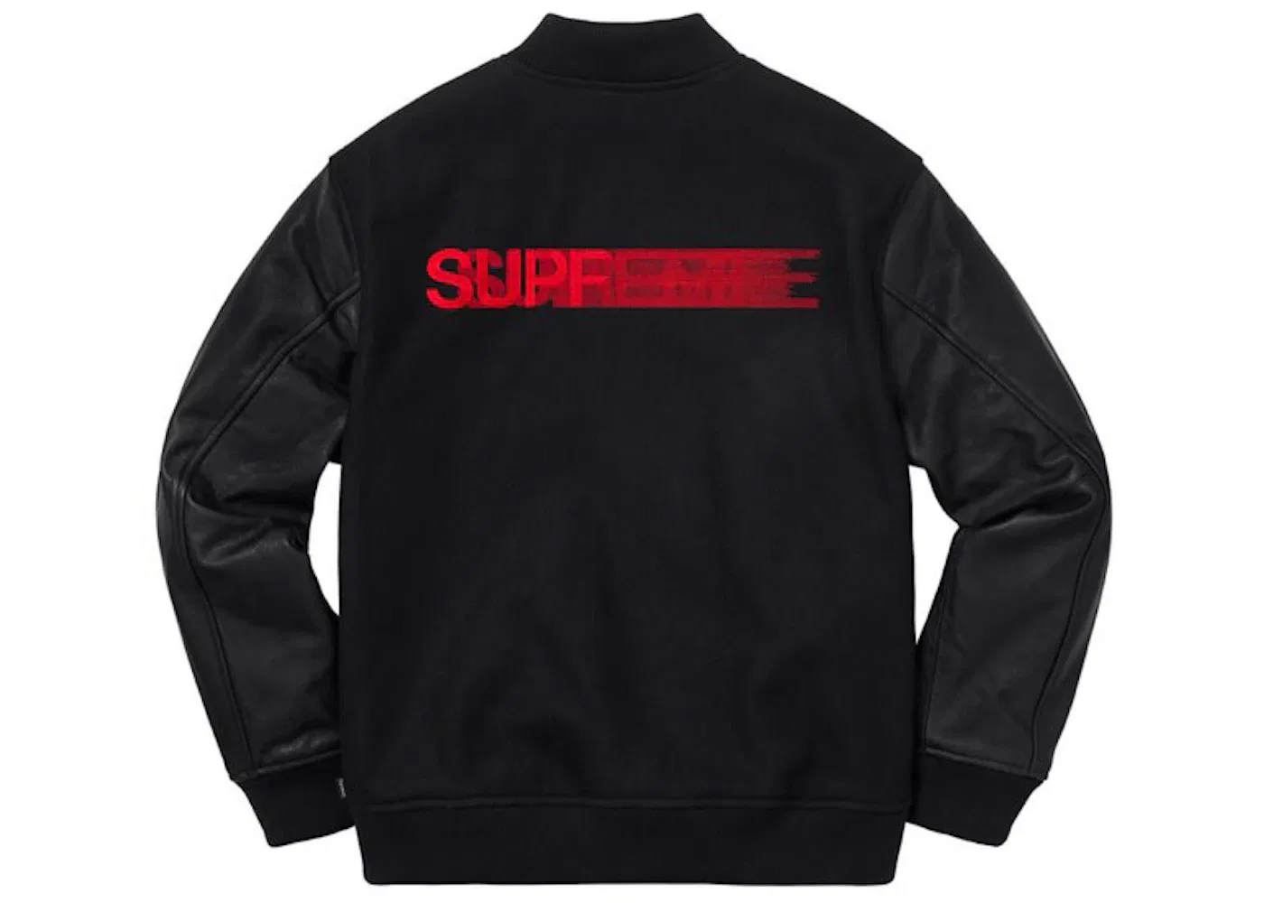 Мужская бомбер Supreme Motion Logo Supreme, Black — фото 3