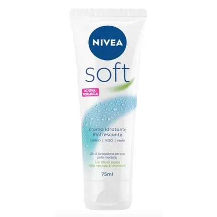 Крем увлажняющий освежающий многофункциональный Nivea Soft, 75 мл