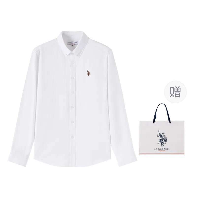 Рубашка повседневная, обновленная ткань, U.S. POLO ASSN., Light Pink — фото 3