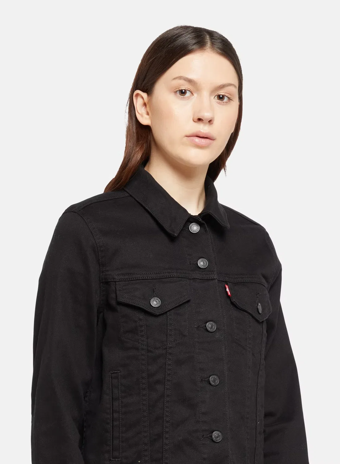 Джинсовая куртка-тракер Original Trucker Levi'S, черный — фото 2