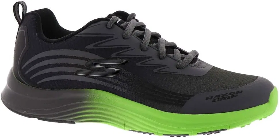Детские кроссовки для мальчиков Razor Grip - Sonictron Skechers, Charcoal/Black — фото 2