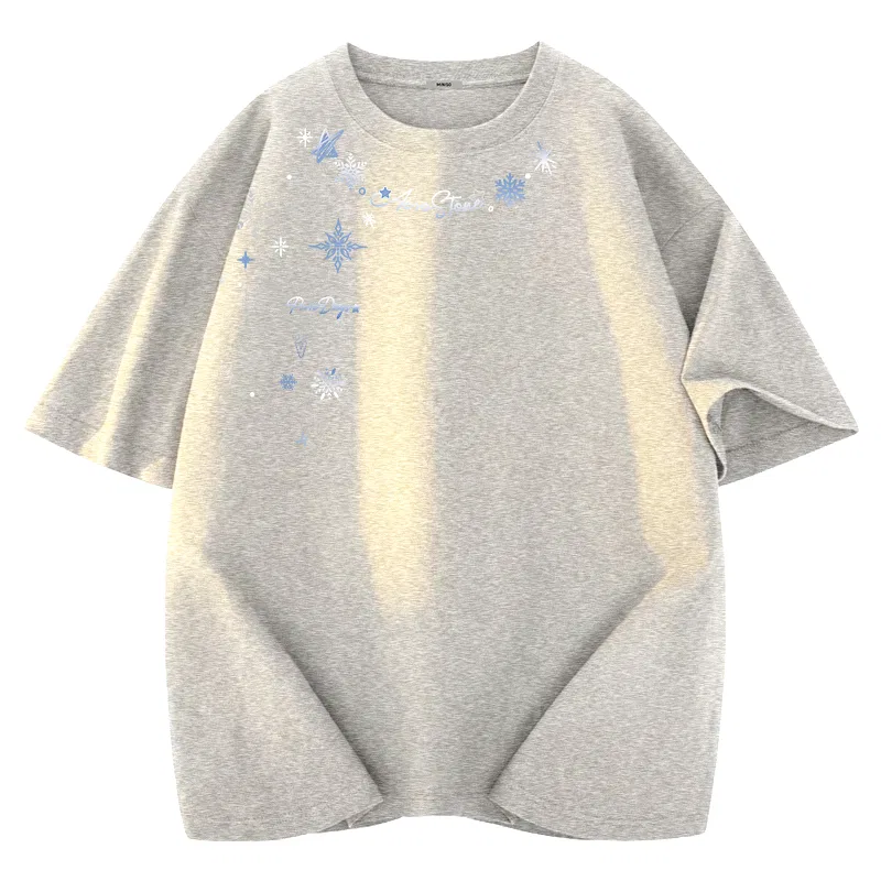 Детская футболка с круглым вырезом Хиро MINISO, Heather Gray