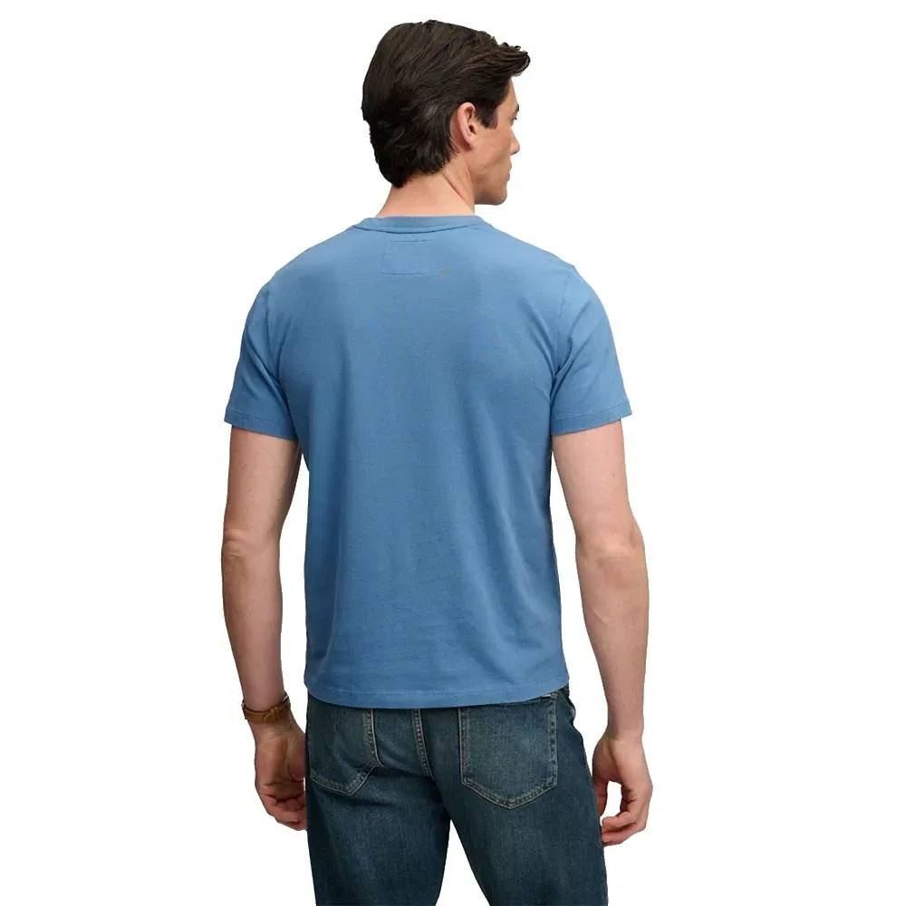 Мужская футболка с принтом Vintage Logo Classic Superdry, Blue — фото 2