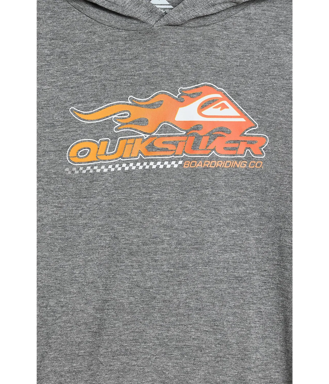 Толстовка с длинными рукавами F1 Speed Hooded Long Sleeve (для детей постарше) Quiksilver Kids, Medium Gray Heather — фото 4