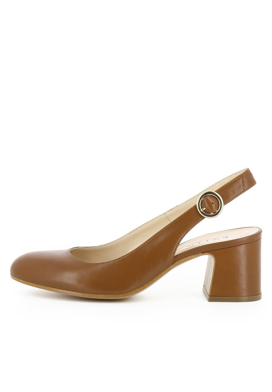 Туфли EVITA Slingback Pumps, коричневый