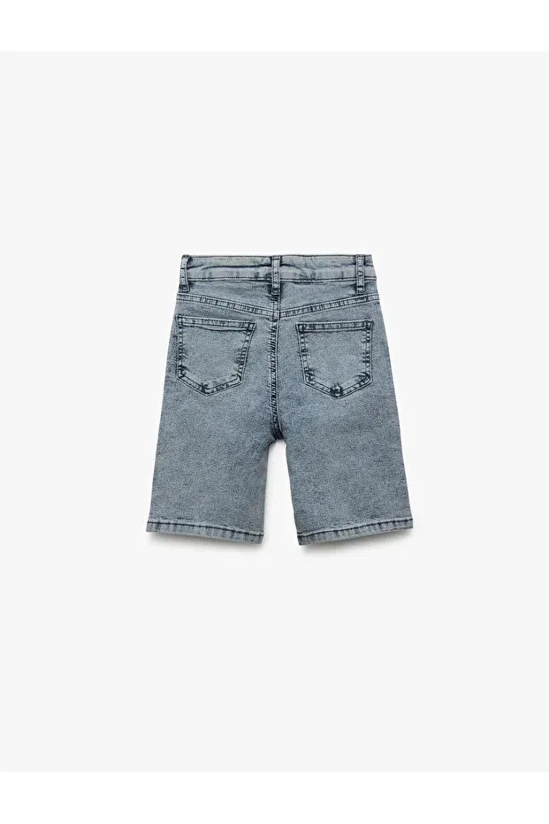 Детские шорты для мальчиков джинсовые Koton, Light Blue — фото 2