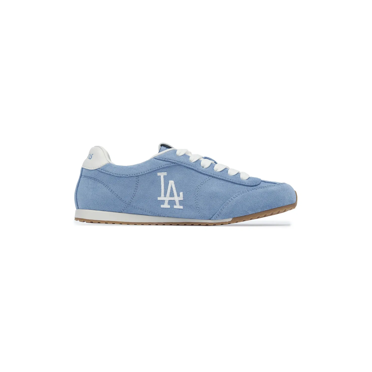 Детские повседневные кроссовки из замши MLB Los Angeles Dodgers Suede Coverage Lightweight Low top Casual Shoes, Sky Blue — фото 3