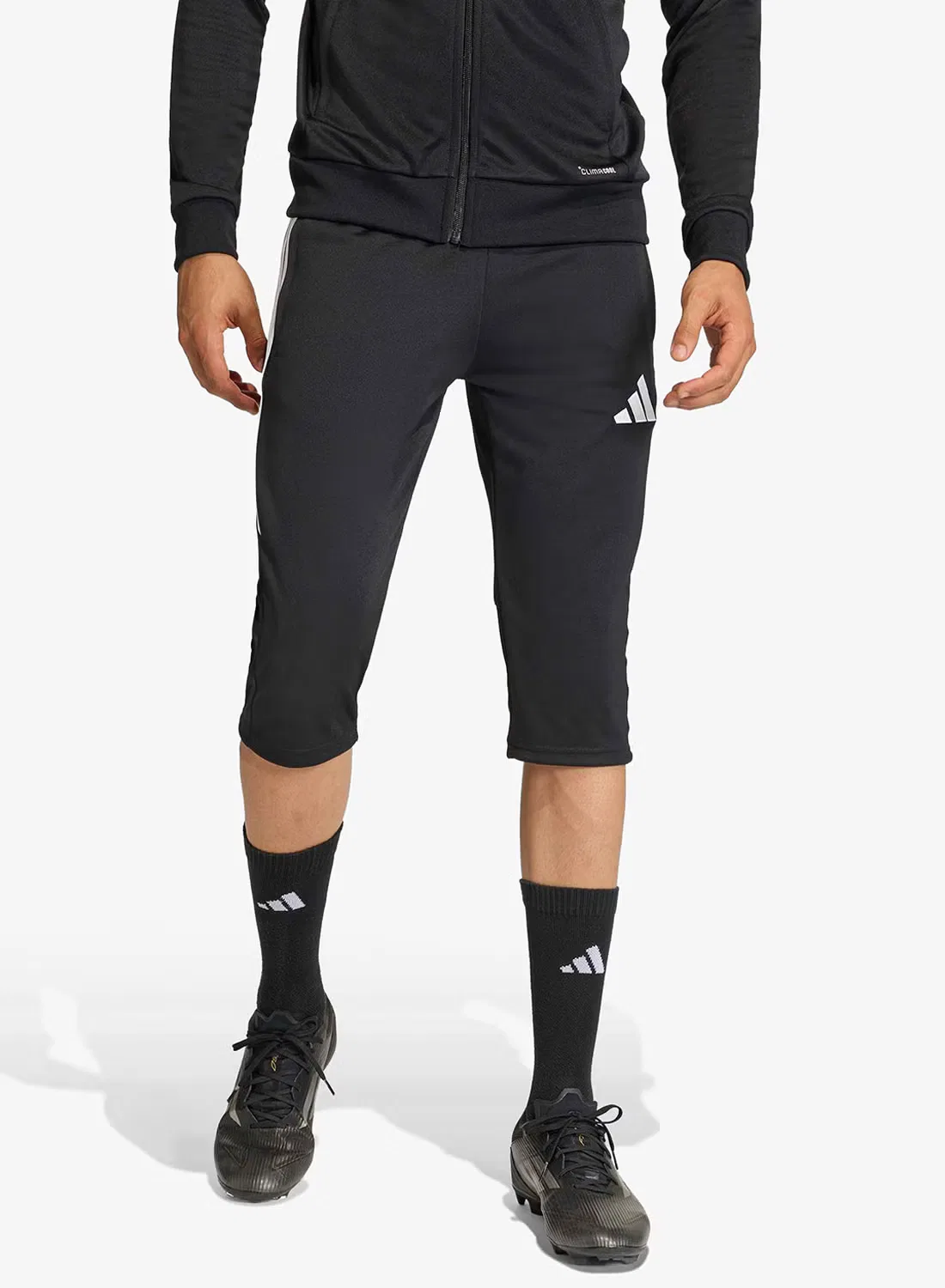 Шорты-тренировочные 3/4 Tiro26 League Adidas, черный