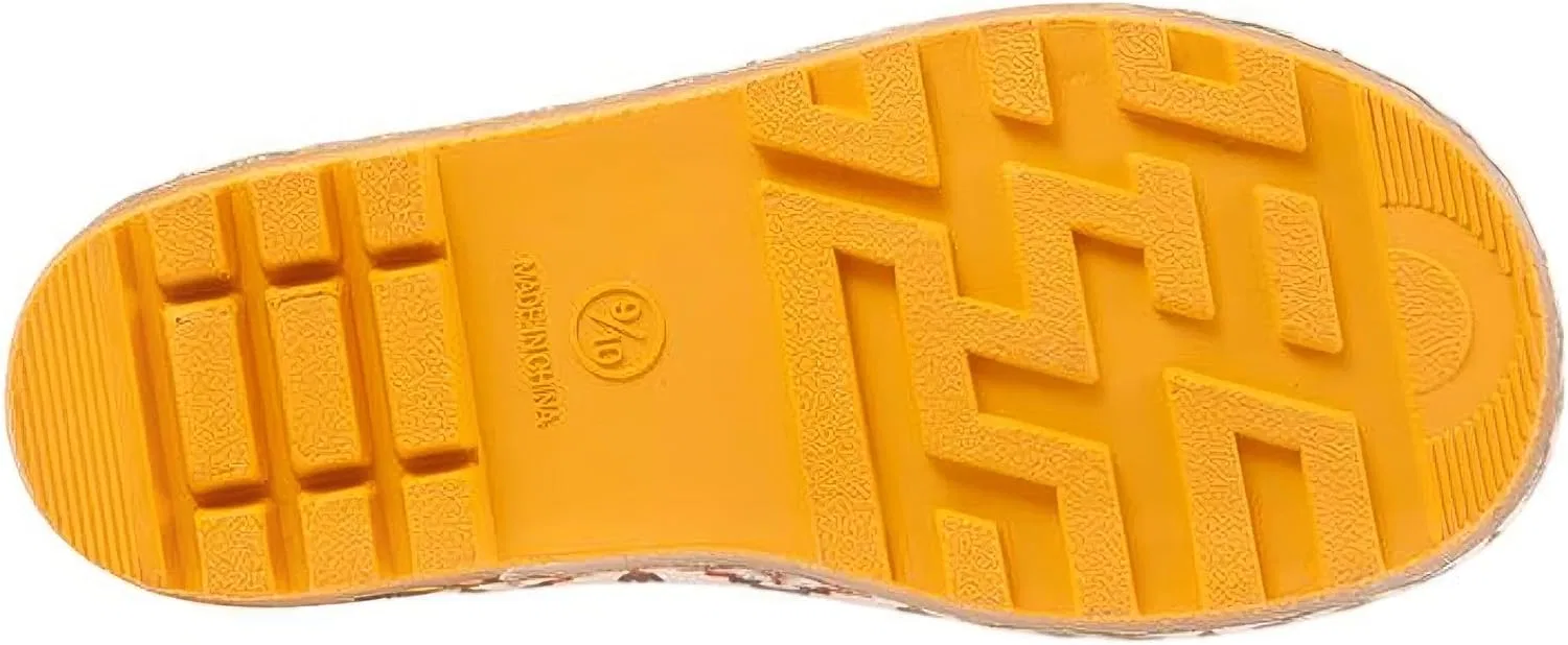 Детские сапоги для мальчиков водонепроницаемые Mid Rain Boots, Yellow — фото 3