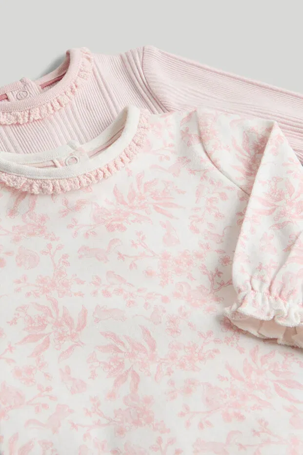 Детское боди с длинным рукавом Mothercare, Pink — фото 2