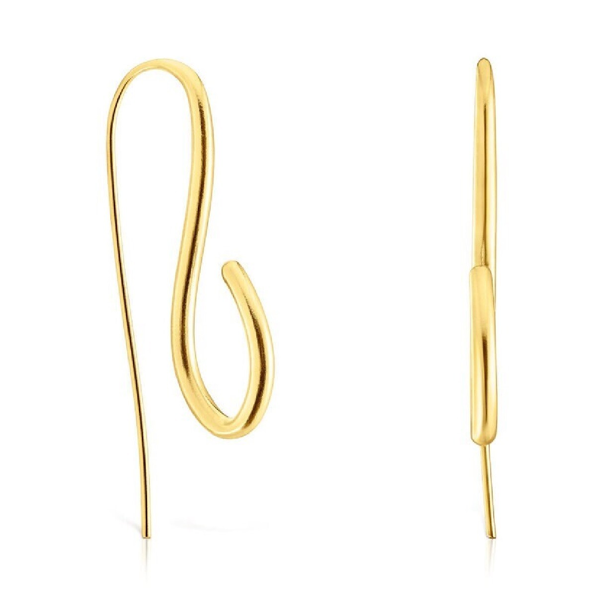 

Серьги Tous Bent Long, позолоченное серебро