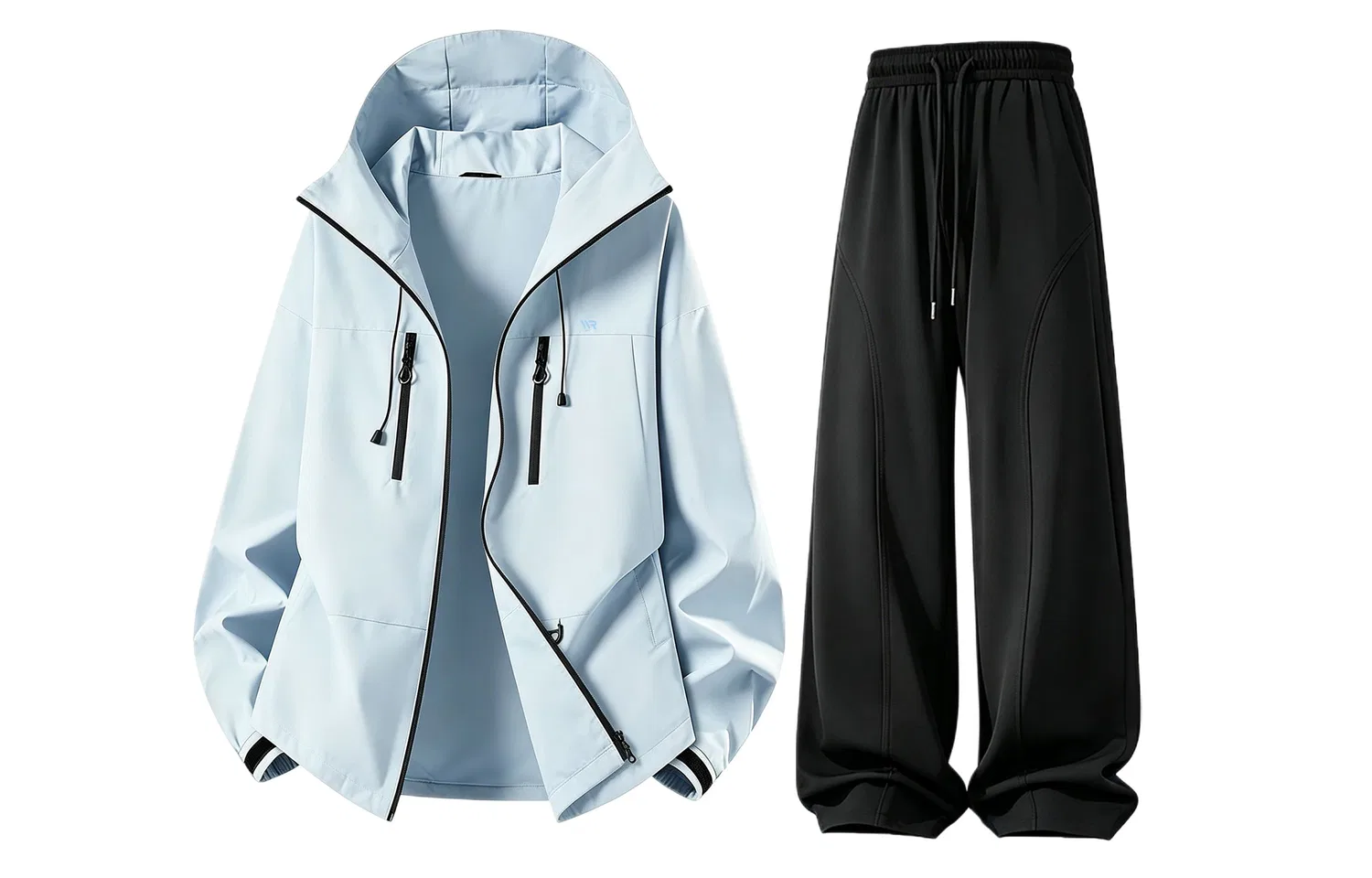 Детский комплект из ветровки и брюк с капюшоном, Windbreaker Jacket & Pants, WARRIOR — фото 3