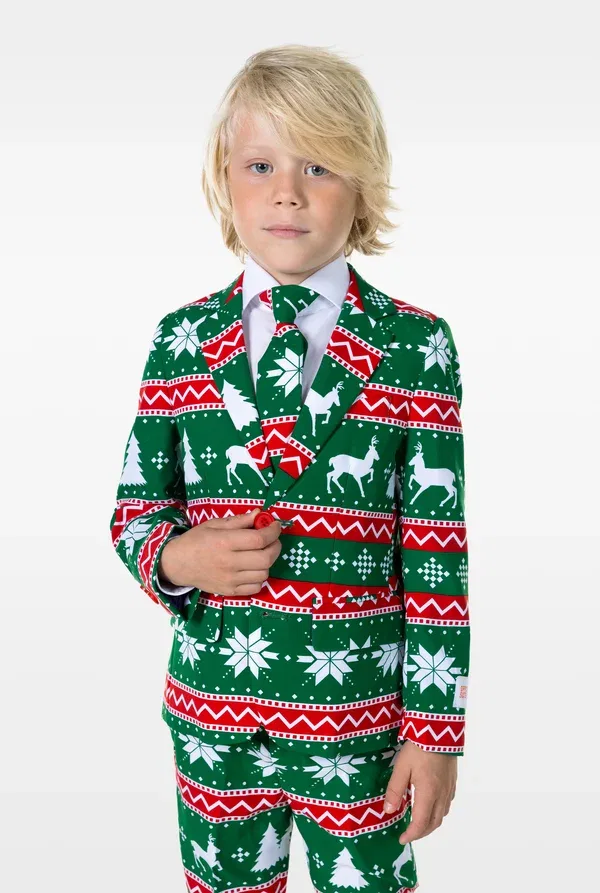 Костюм с принтом Festive Christmas Opposuits, Multi-coloured, мультиколор