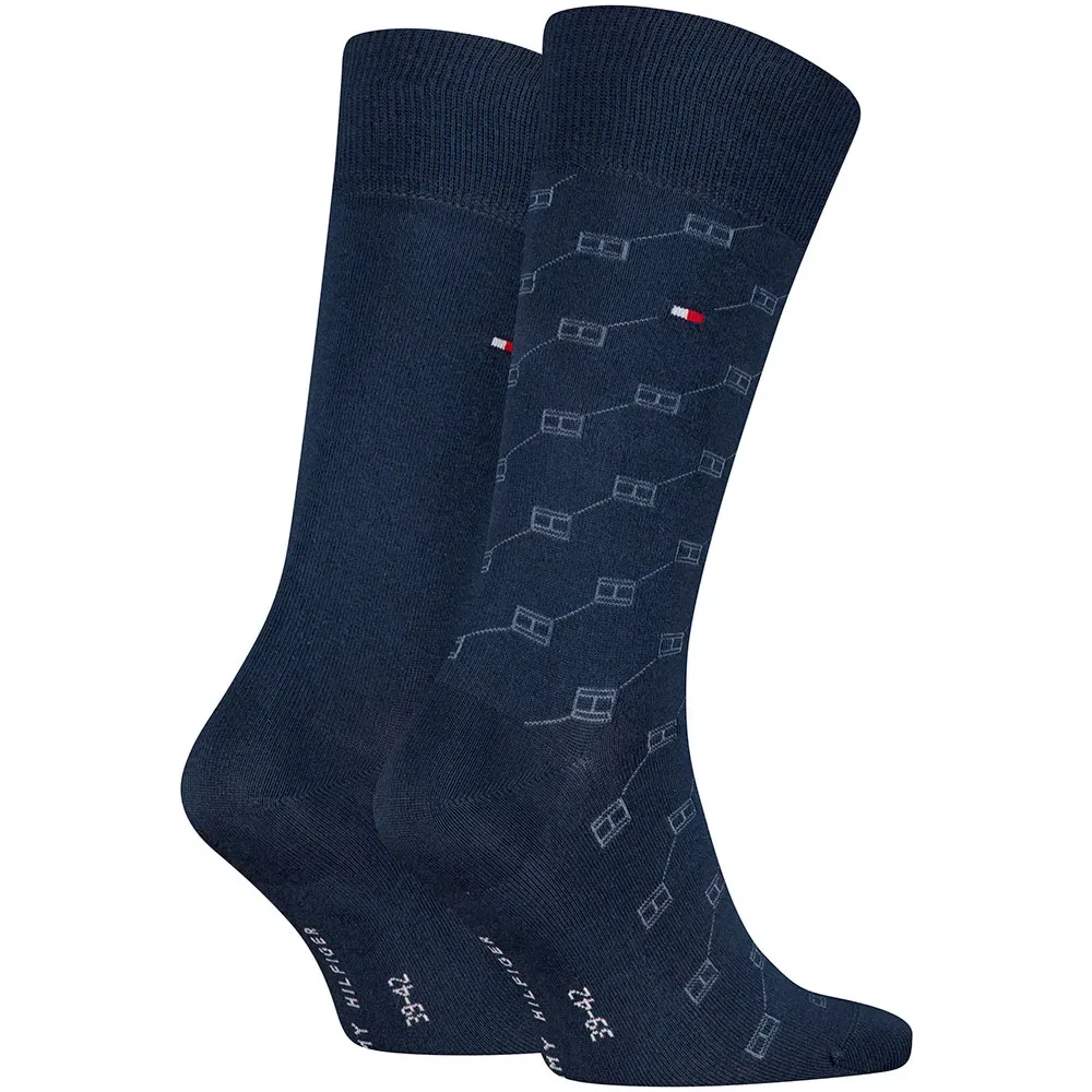 Мужские носки хлопковые Tommy hilfiger, Blue — фото 2