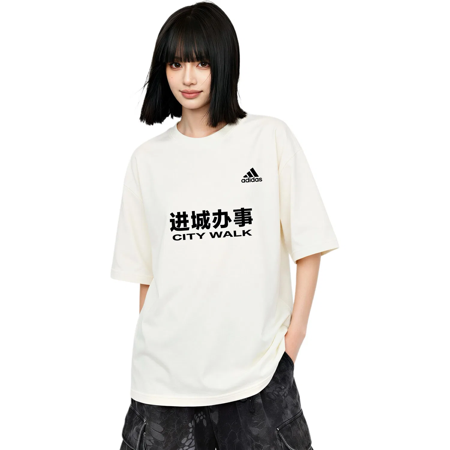 Футболка Unisex Ecru, Adidas — фото 4
