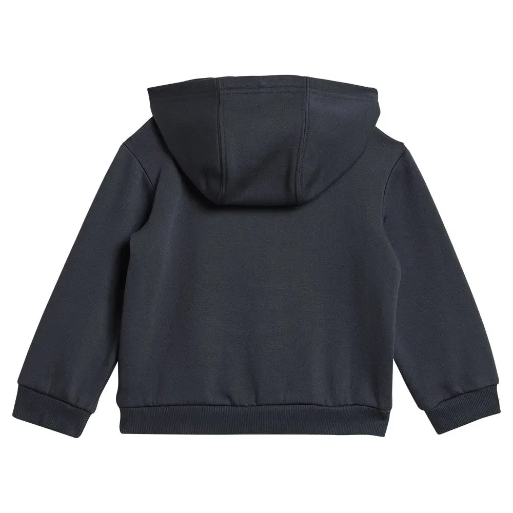 Детский спортивный костюм с капюшоном Manchester United 24/25 DNA Adidas, Black — фото 3