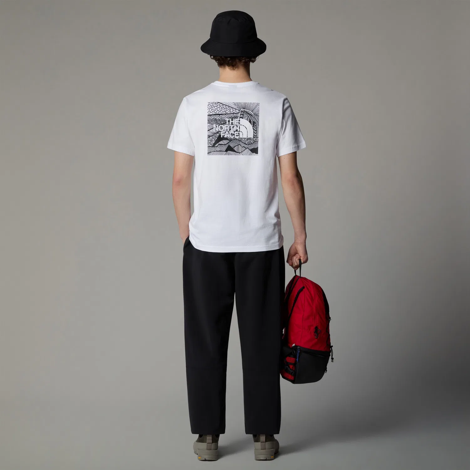 Детская хлопковая футболка с круглым вырезом The North Face, White — фото 3