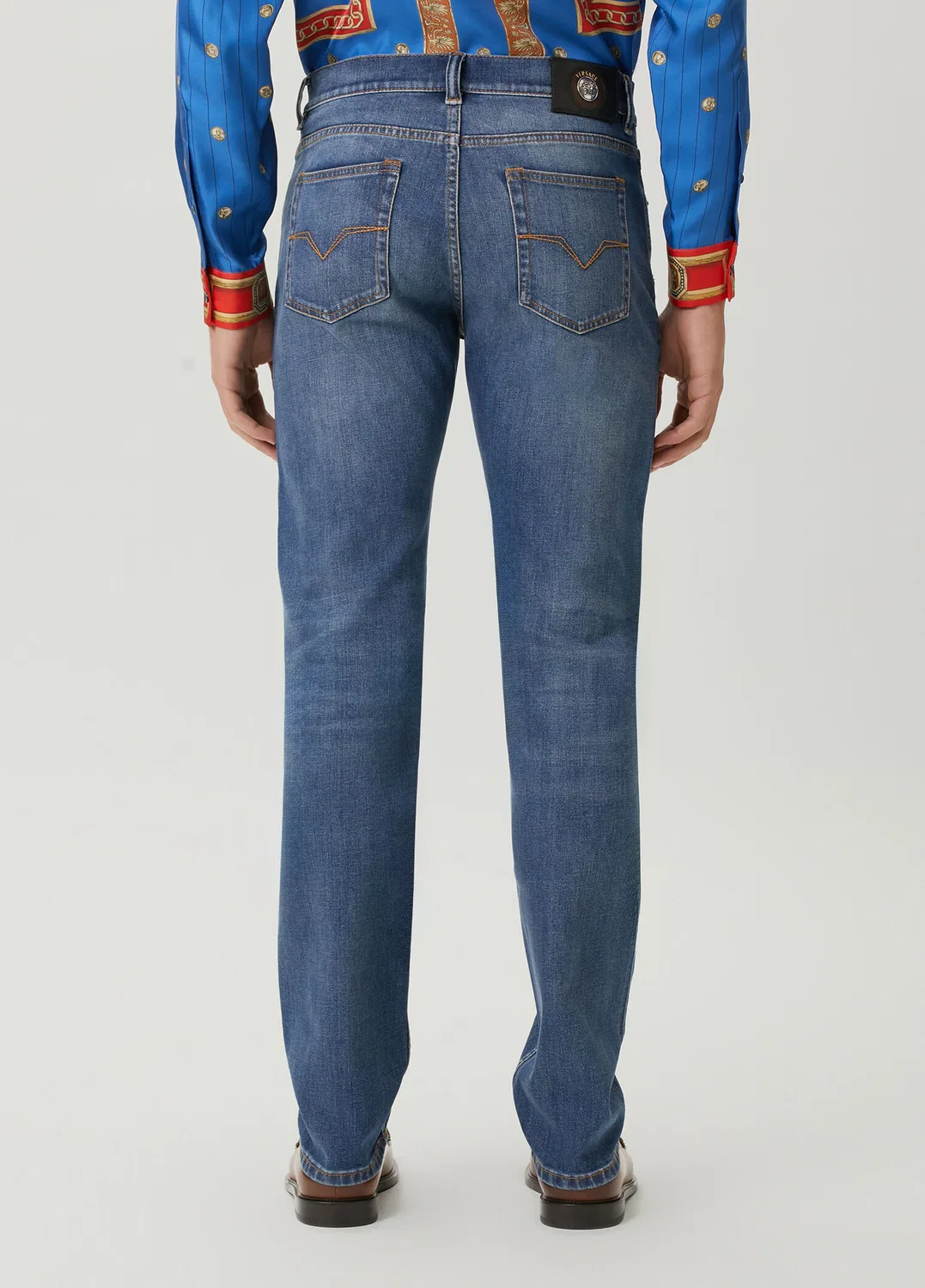 Джинсы Versace, blue — фото 3