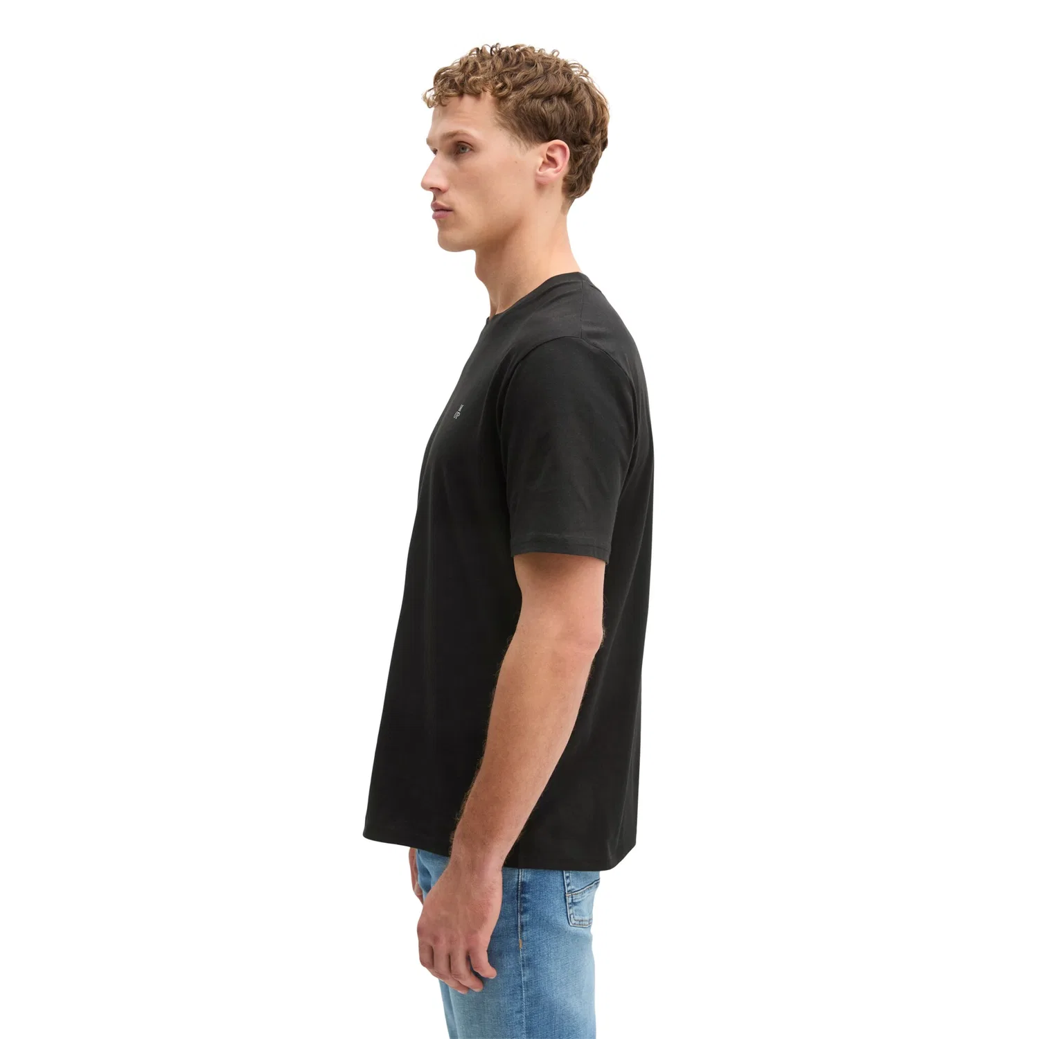 Детская хлопковая футболка с круглым вырезом Marc O'Polo, Black — фото 2
