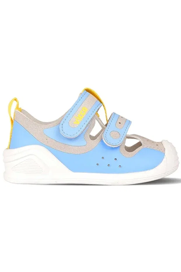 Детские кроссовки для девочек текстильные с принтом Vicco Riga First Step Baby Igor, Multicolor — фото 3