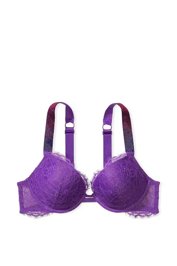 Женский бюстгальтер с кружевом Victoria'S Secret, Purple — фото 4