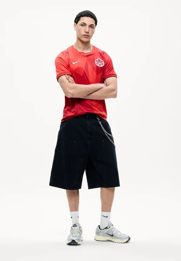 Футболка из полиэстера Nike Performance University Red/Gym Red/Black/White, белый/черный/красный — фото 2