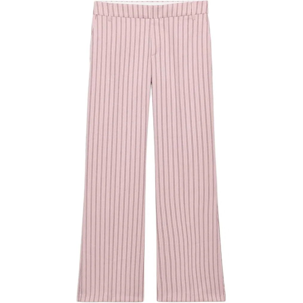 Женские брюки повседневные с заниженной талией ZARA, Light Pink Red