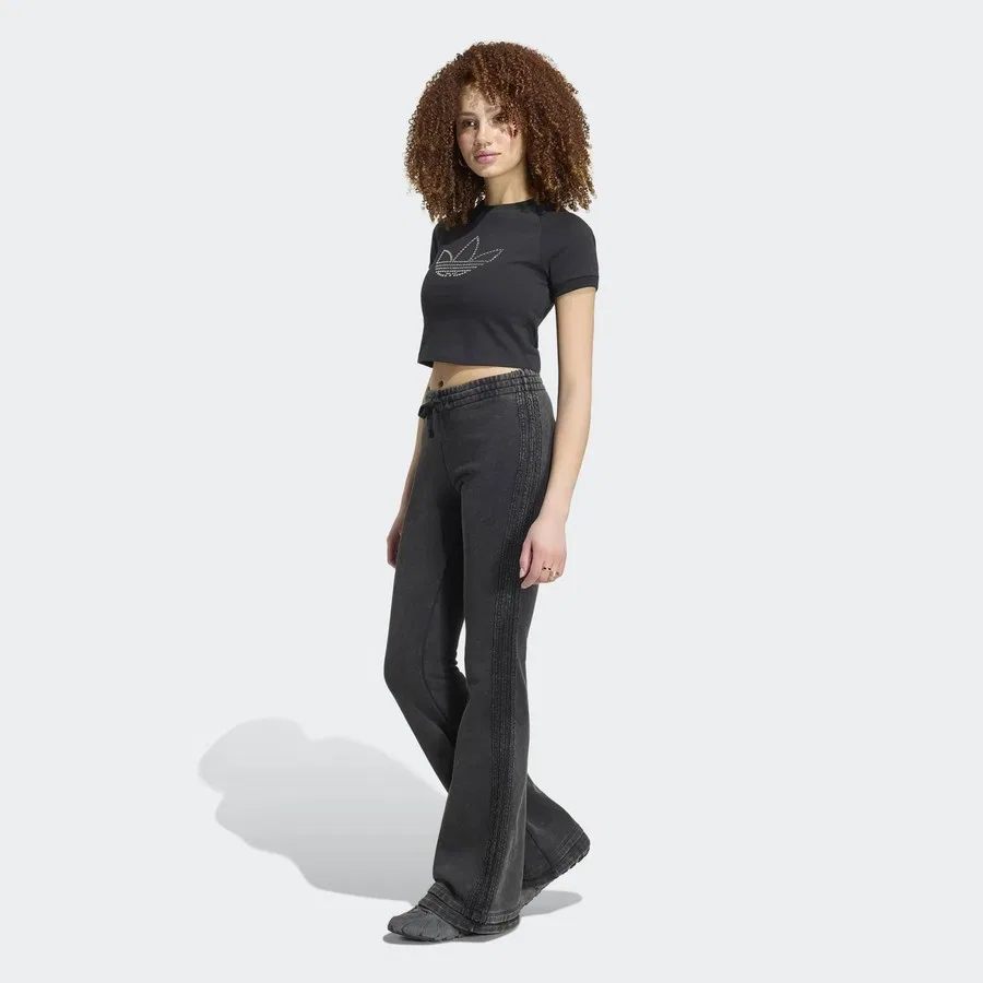 Спортивные брюки-клеш adidas Bootcut, Черный — фото 3