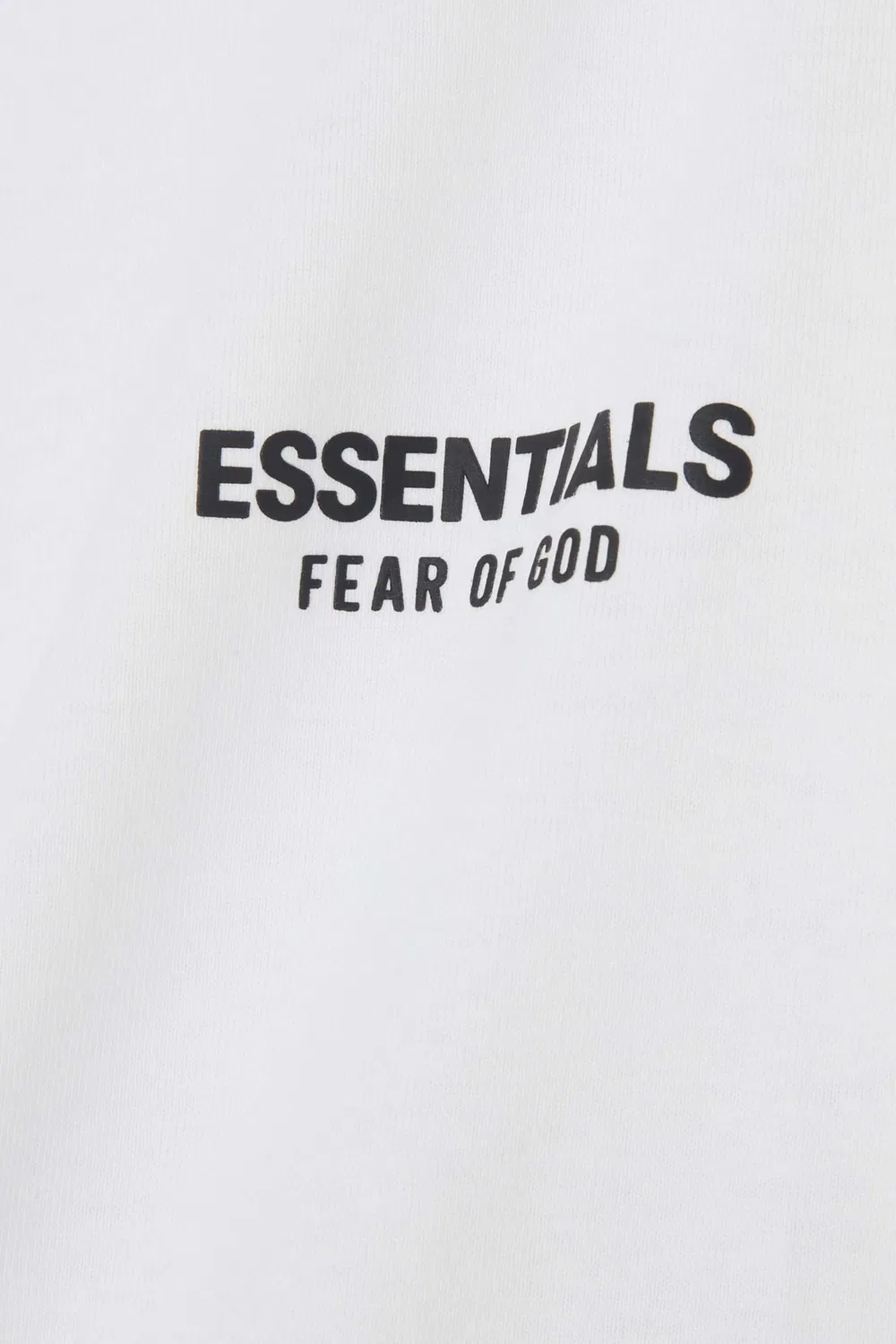Футболка с логотипом хлопковая Fear of God Essentials — фото 3