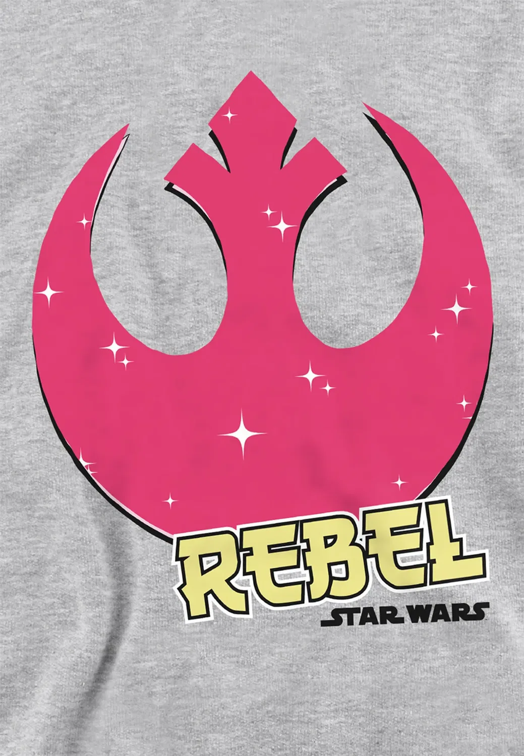Детский худи Star Wars Rebel Manga Logo Disney, Grey — фото 2