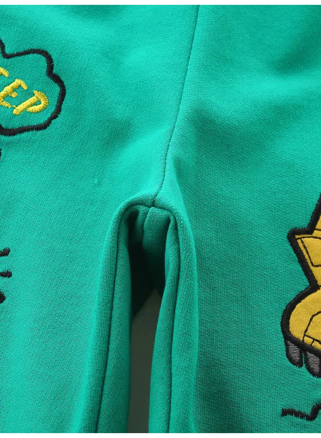 Шорты с вышивкой строительной техники для мальчиков Aosta Betty Store — фото 4