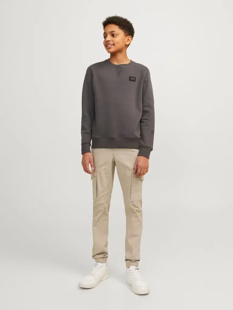Детские брюки карго для мальчиков с эластаном Jack & Jones, Beige