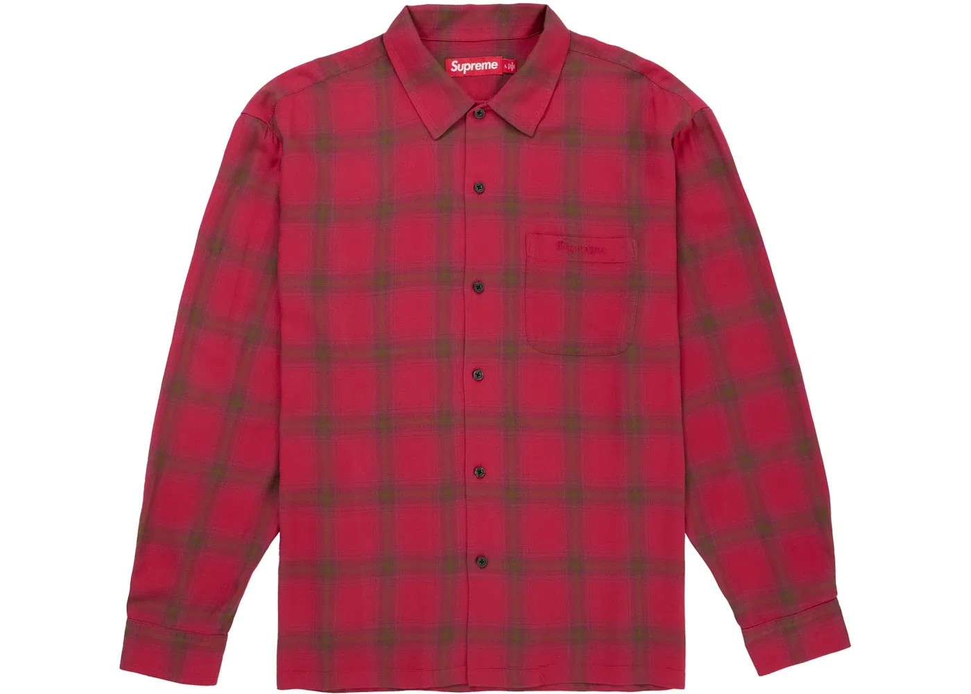 Мужская рубашка из вискозы с принтом Supreme Shirt, Magenta