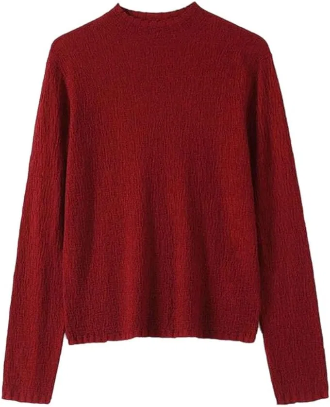 Женская водолазка с длинным рукавом Cashmere, Red
