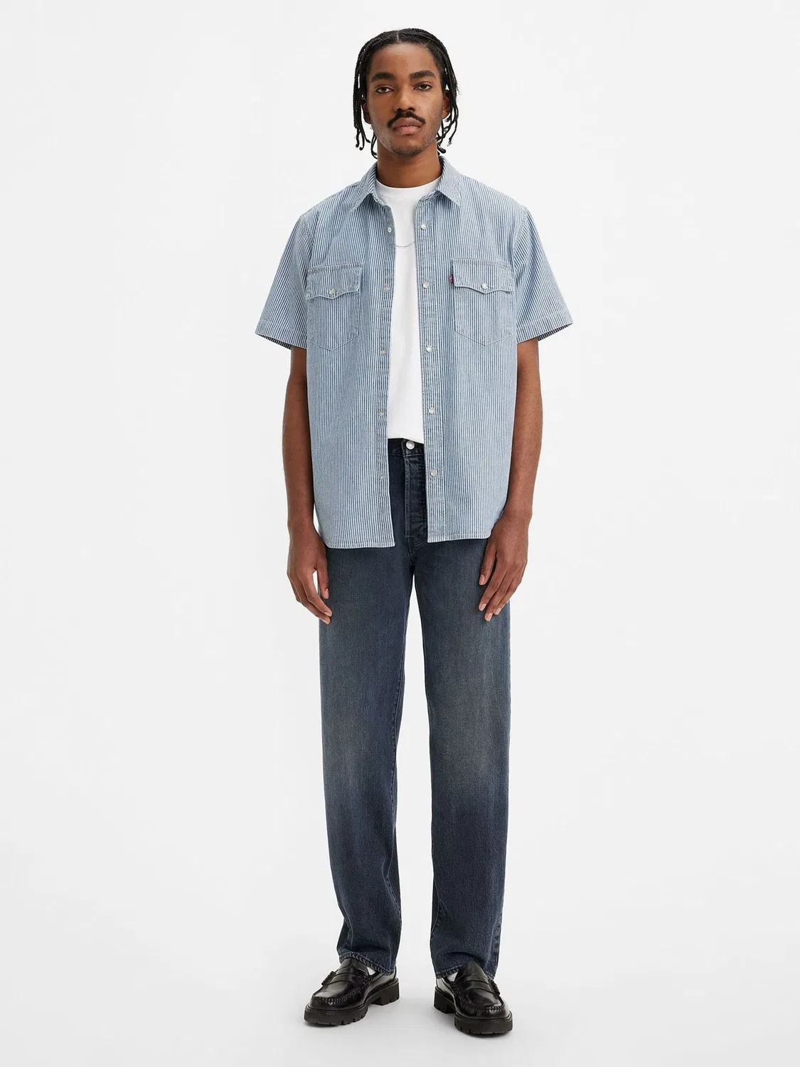 Брюки чинос, slim Levi's Blue Chino Slim Trouser Levi's, синий