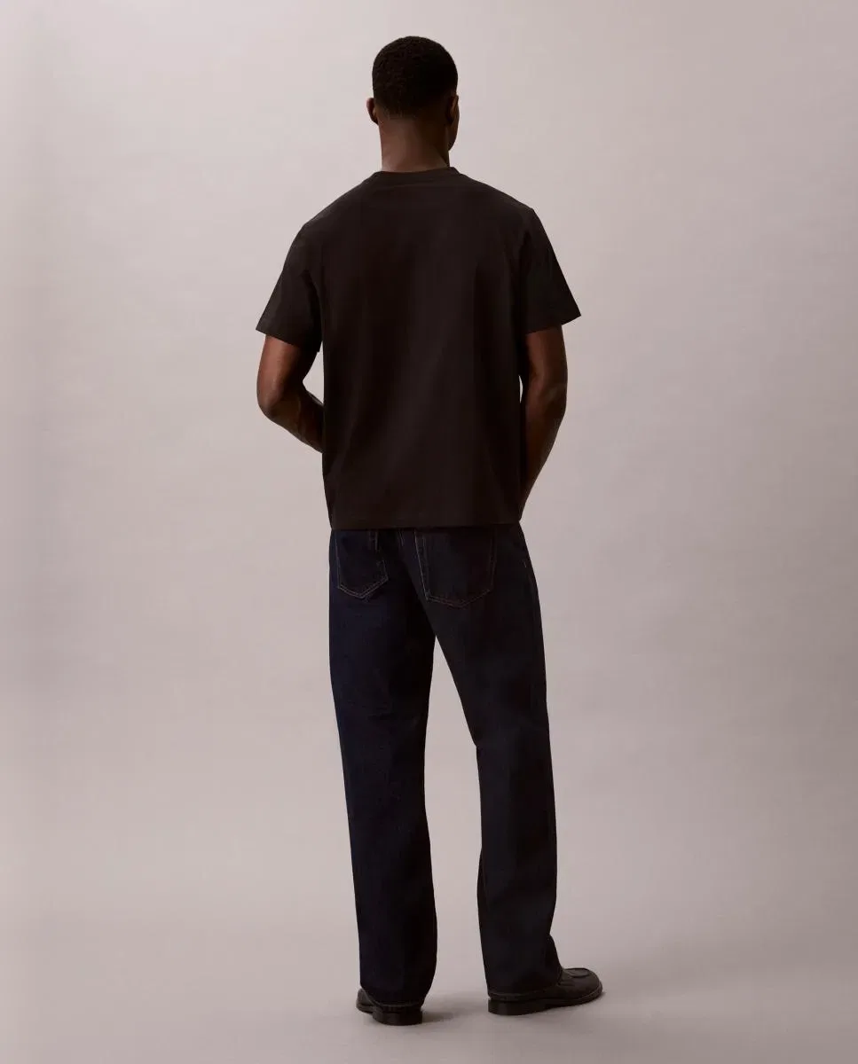 Мужская футболка с принтом Calvin Klein, Negro — фото 2