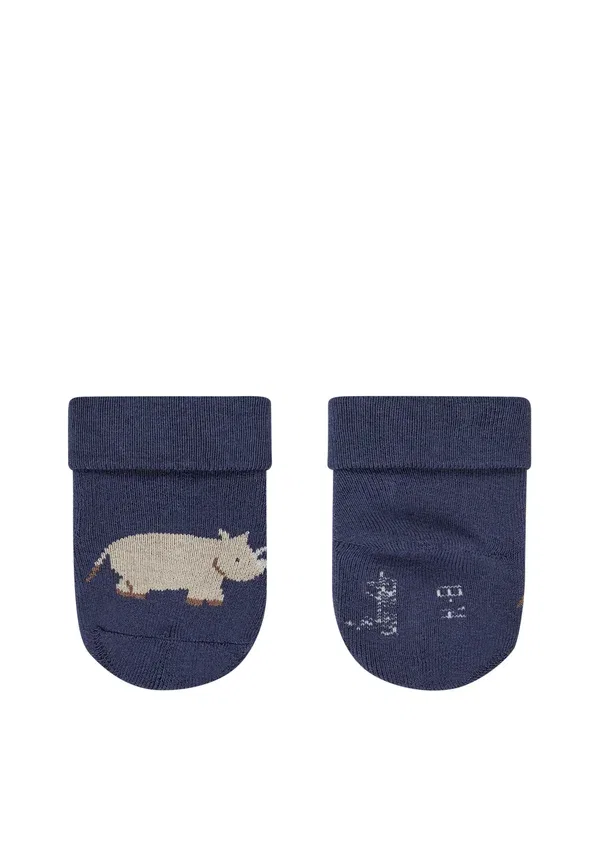 Носки 3Er-pack nashorn Sterntaler, dunkelblau meliert, темно-синий — фото 2