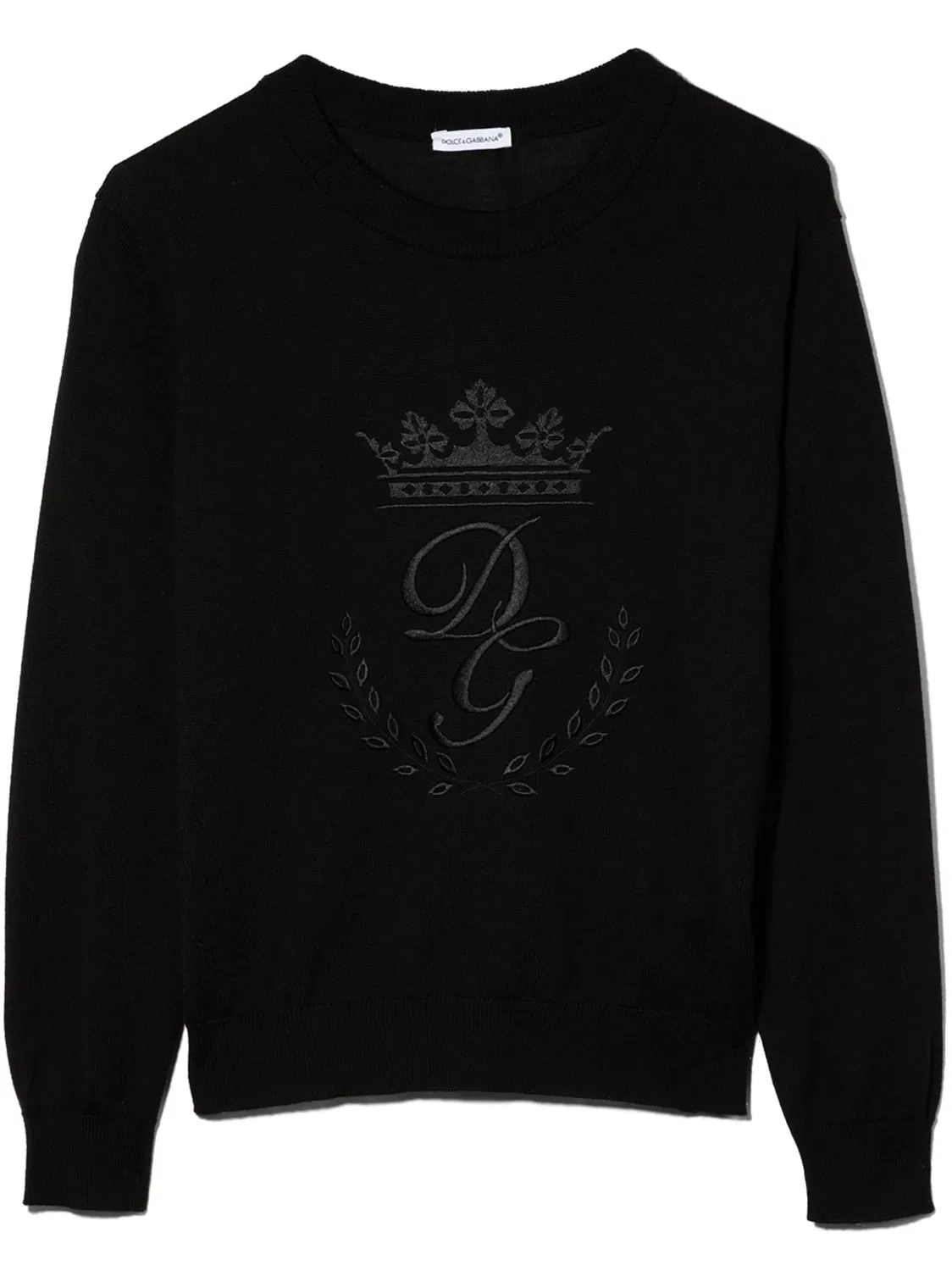 Джемпер Heritage с круглым вырезом Dolce & Gabbana, черный