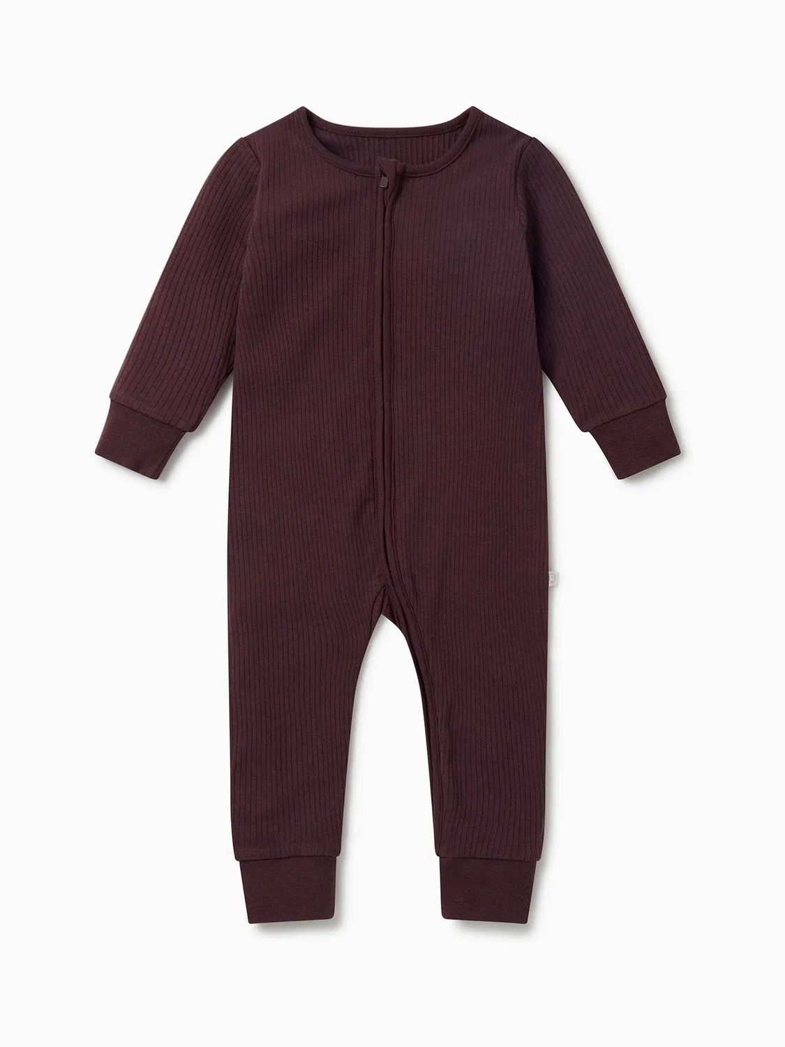 Комбинезон-слип Ribbed Clever Zip Sleepsuit Mori, фиолетовый — фото 4