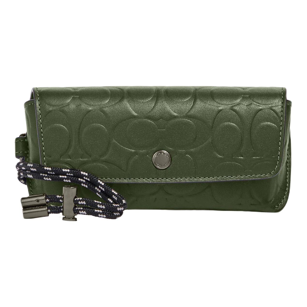 

Сумка Coach Outlet Sunglass In Signature Leather, темно-зеленый