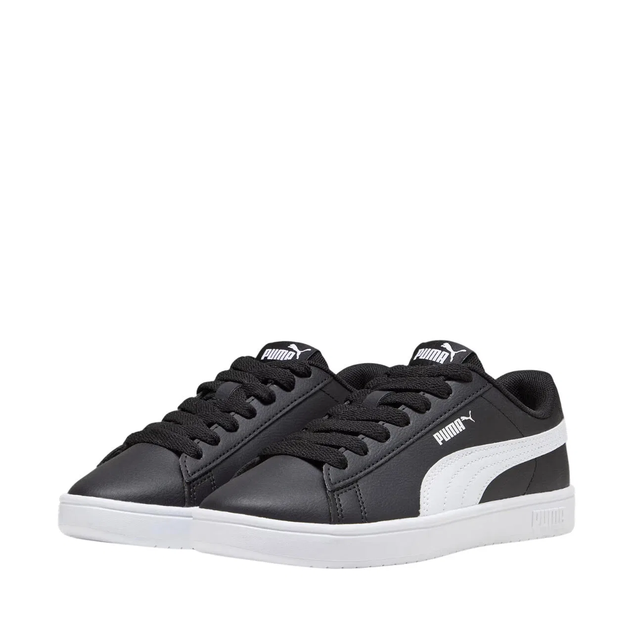 Детские кроссовки с классическим дизайном Rickie Classic Puma, Schwarz Weiss Schwarz — фото 2