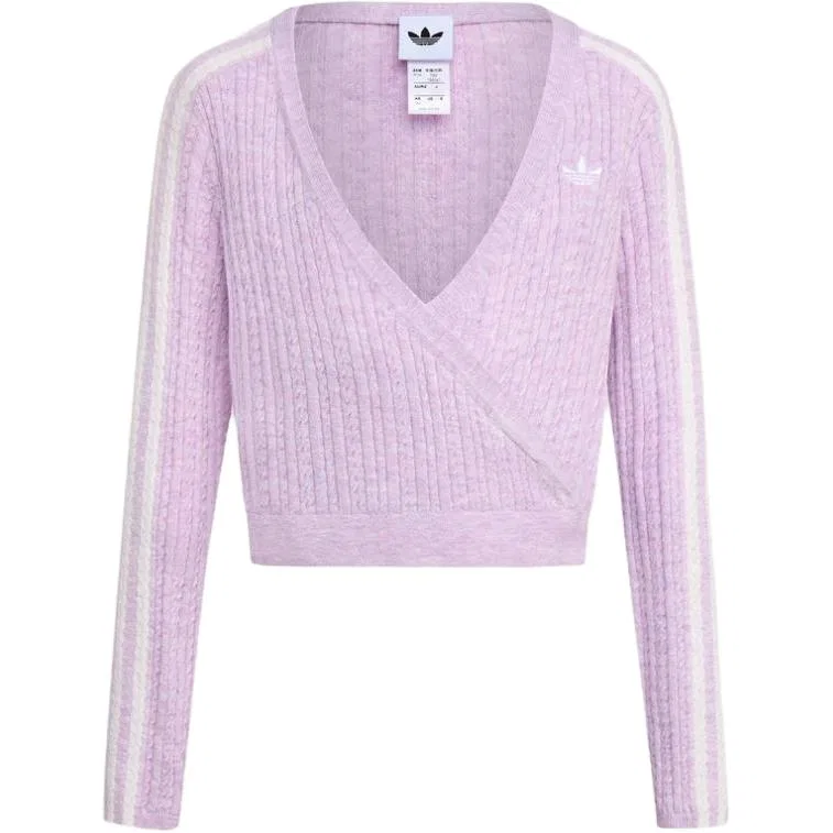 Детский свитер с V-образным вырезом Adidas Originals, Purple