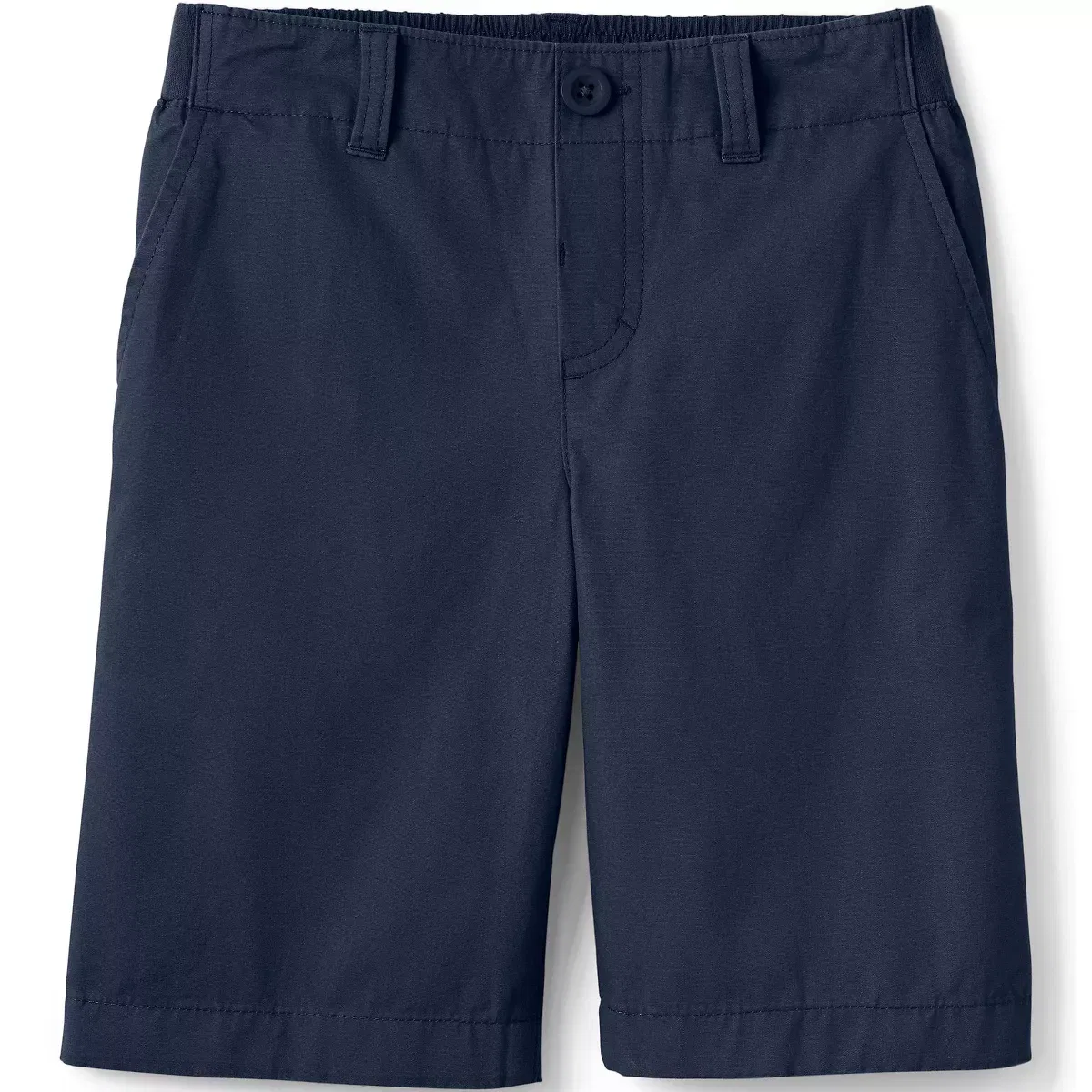Детские шорты для девочек хлопковые Lands' End, Classic Navy